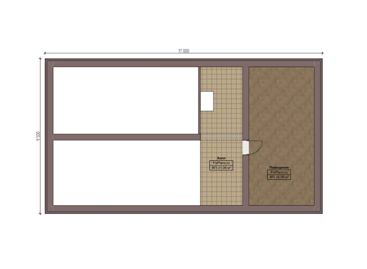 F-4670 - Планы дома с мансардой 10 на 17, площадью 200 м² с 3 спальнями