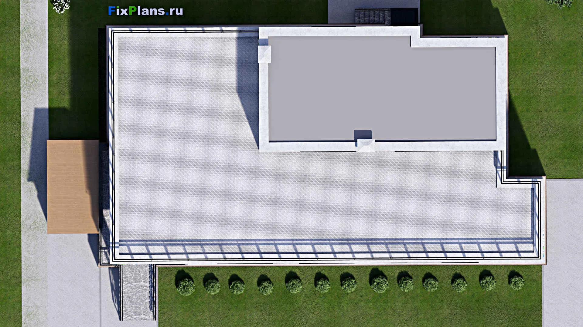 F-13355 - Проект двухэтажного дома 13 на 24, площадью 300 м² с 4 спальнями