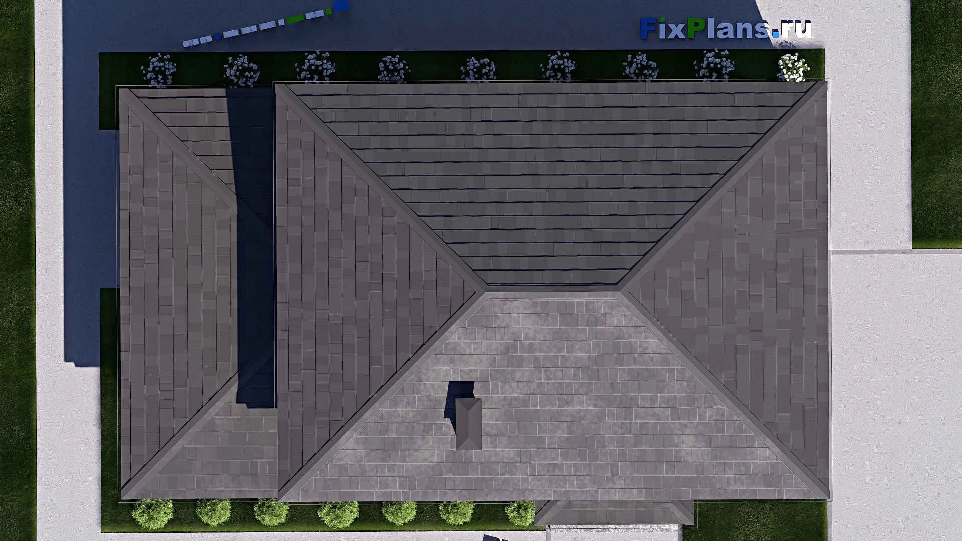 F-19214 - Проект двухэтажного дома 9 на 16, площадью 170 м² с террасой и 4 спальнями